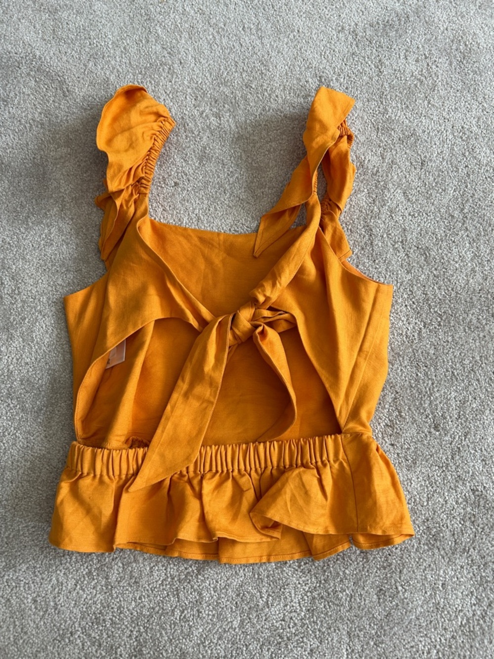 Express Ruffle Tie-Back Top